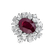 Prsteň s rubínom a diamantmi Ruby Queen2