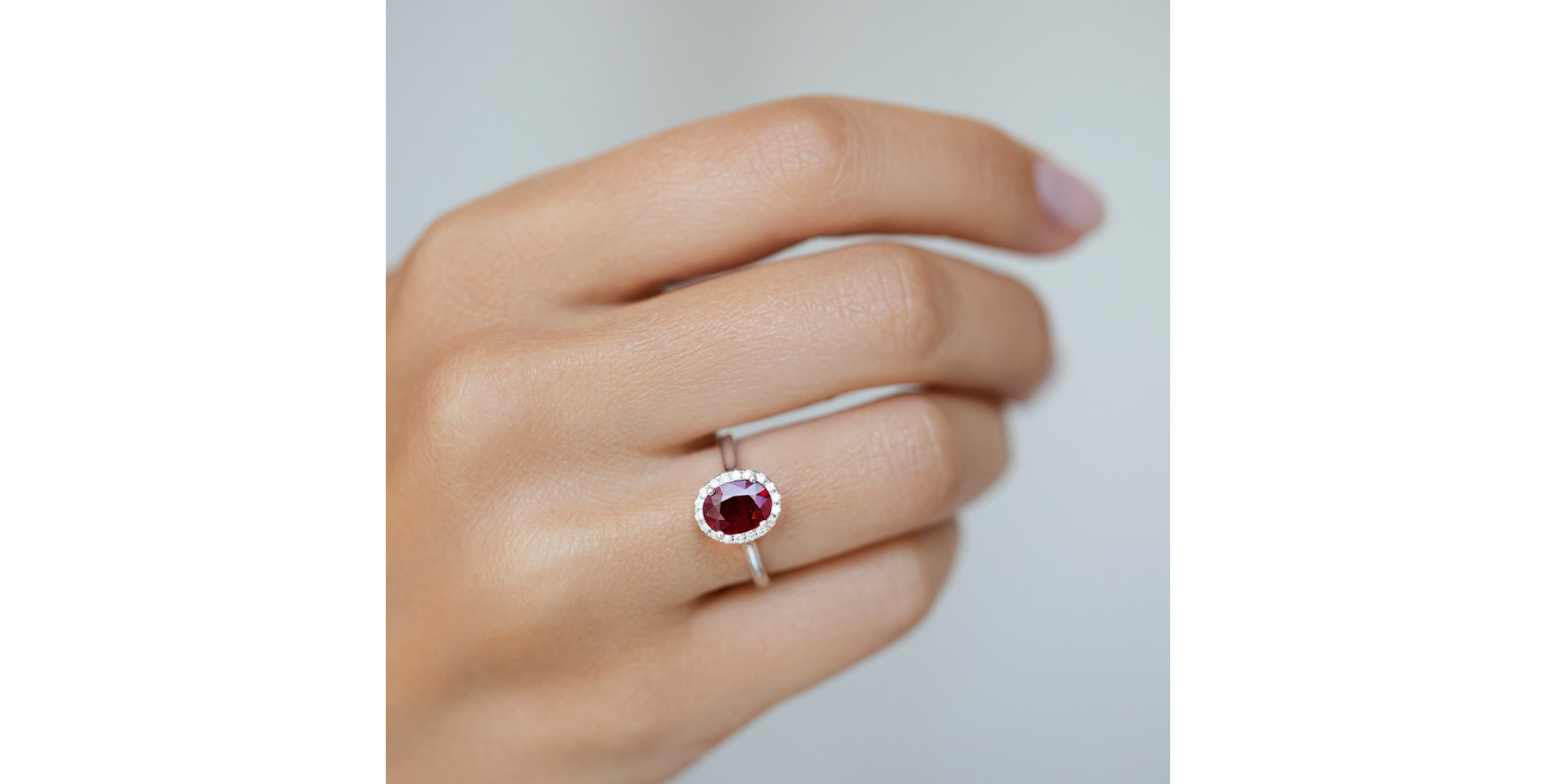 Prsteň s rubínom a diamantmi Princess Wish