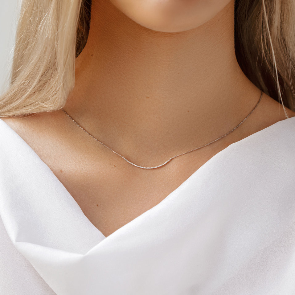 Náhrdelník s diamantmi Shimmer Line