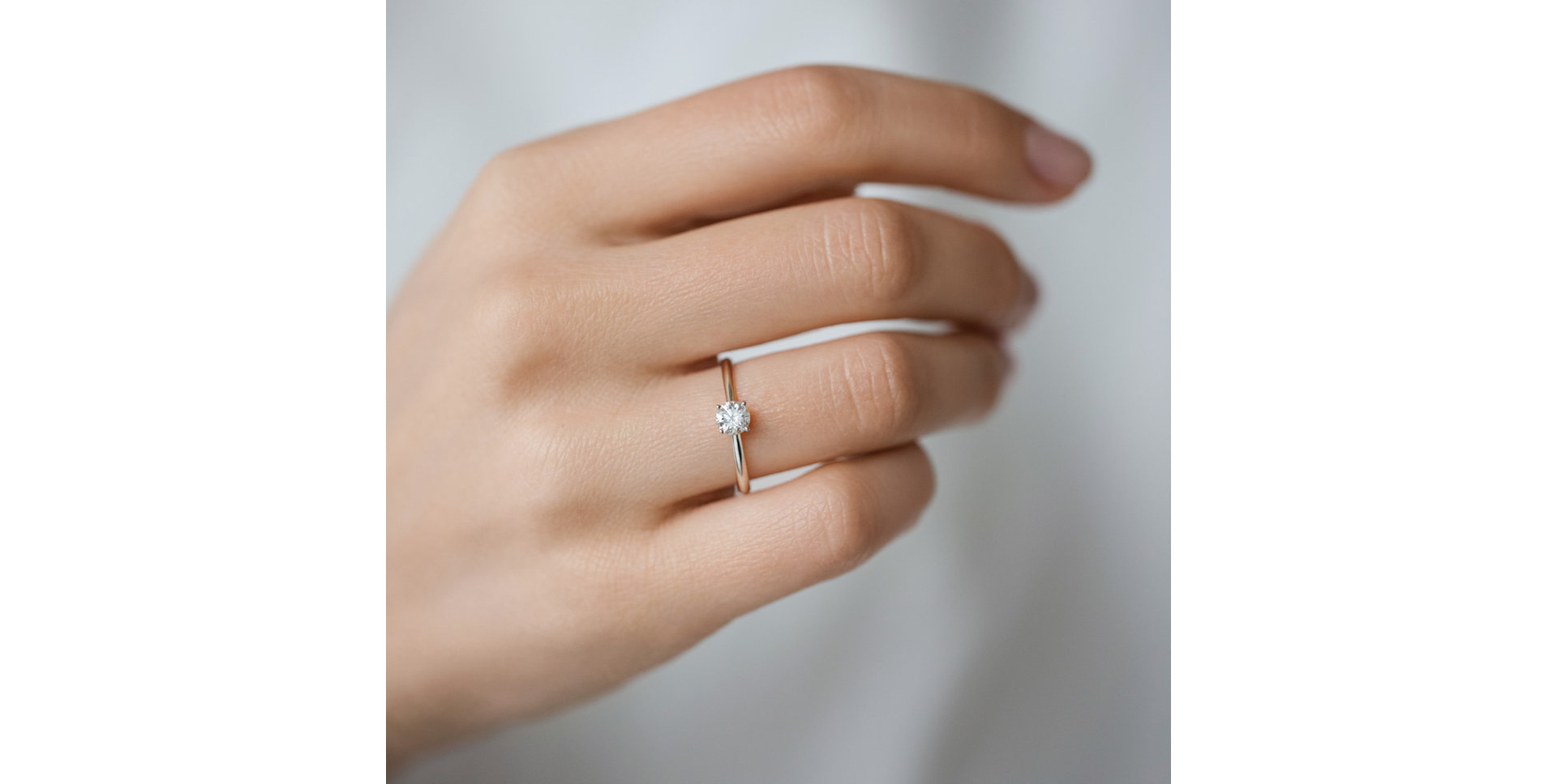 Prsteň s diamantom Forever Love