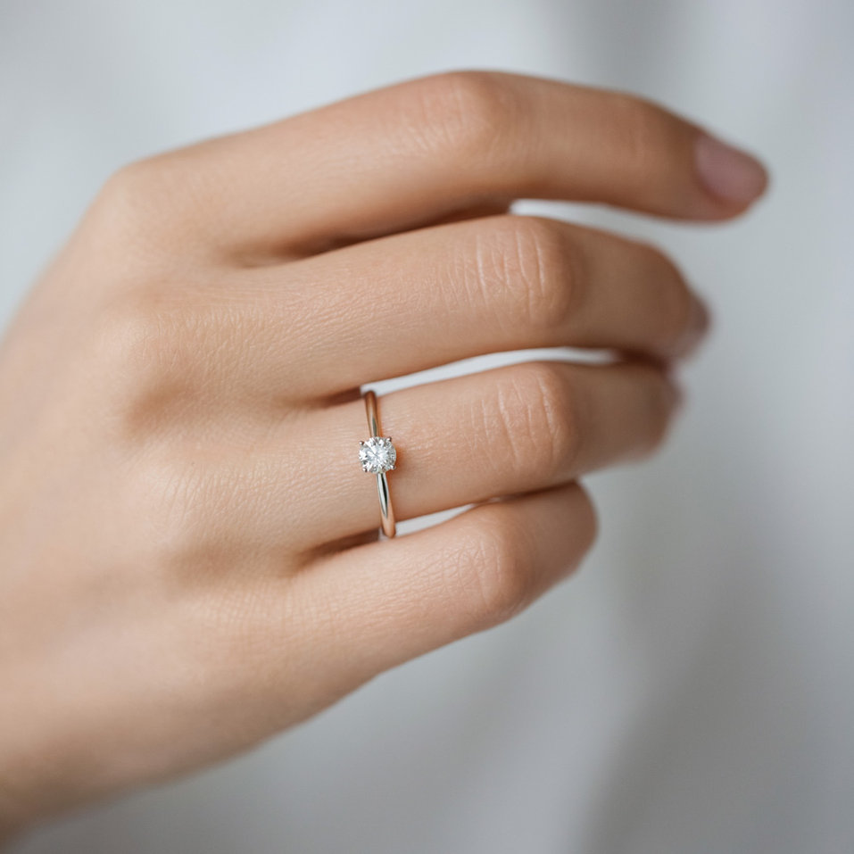 Prsteň s diamantom Forever Love