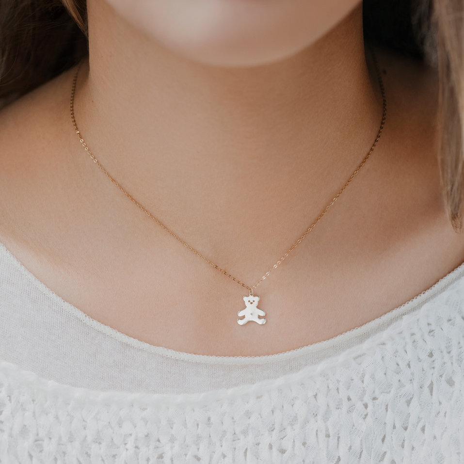 Náhrdelník s diamantom Teddy