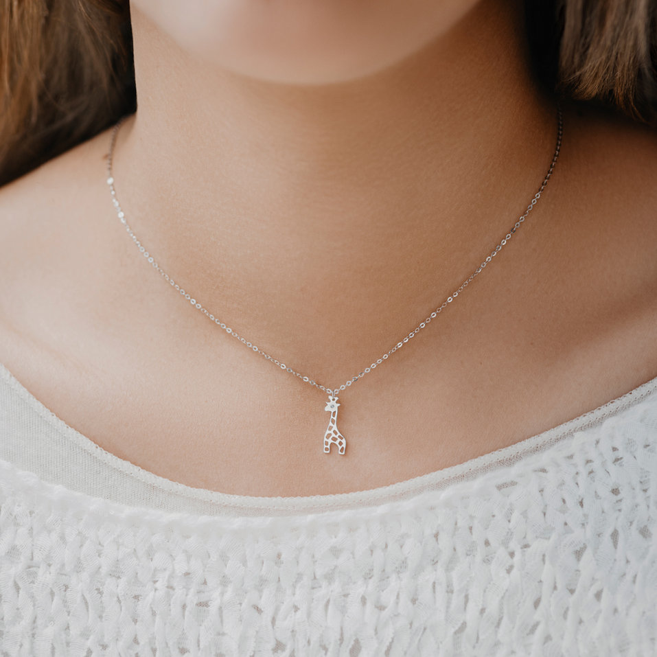 Náhrdelník s diamantom Giraffe