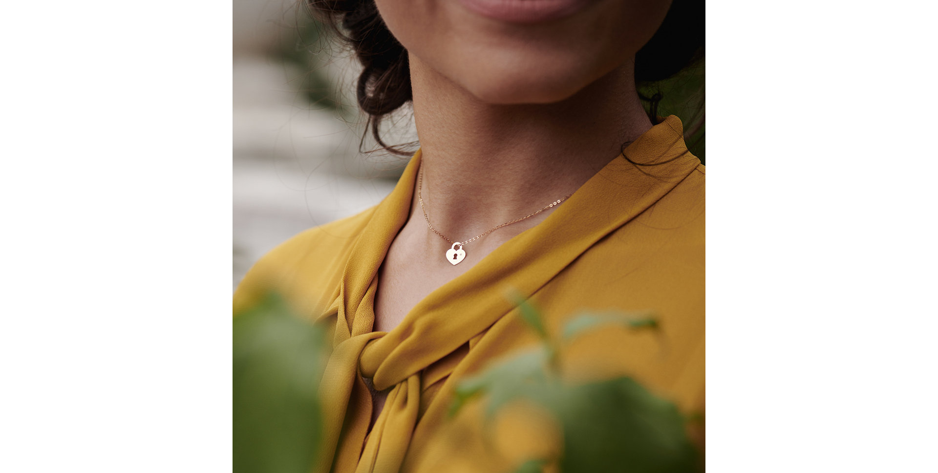Náhrdelník s diamantom Little Heart Lock