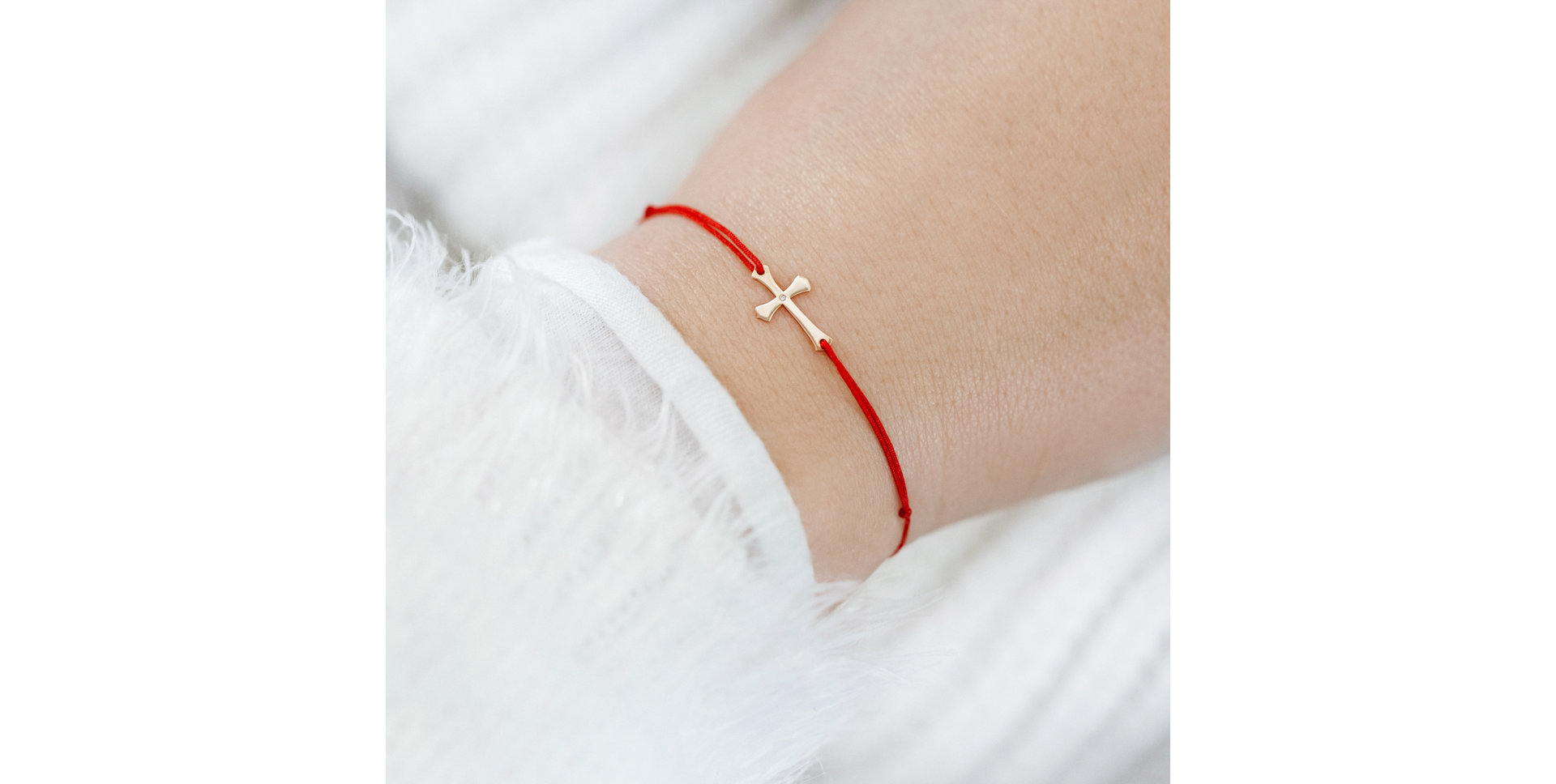 Diamantový náramok so šnúrkou Faith