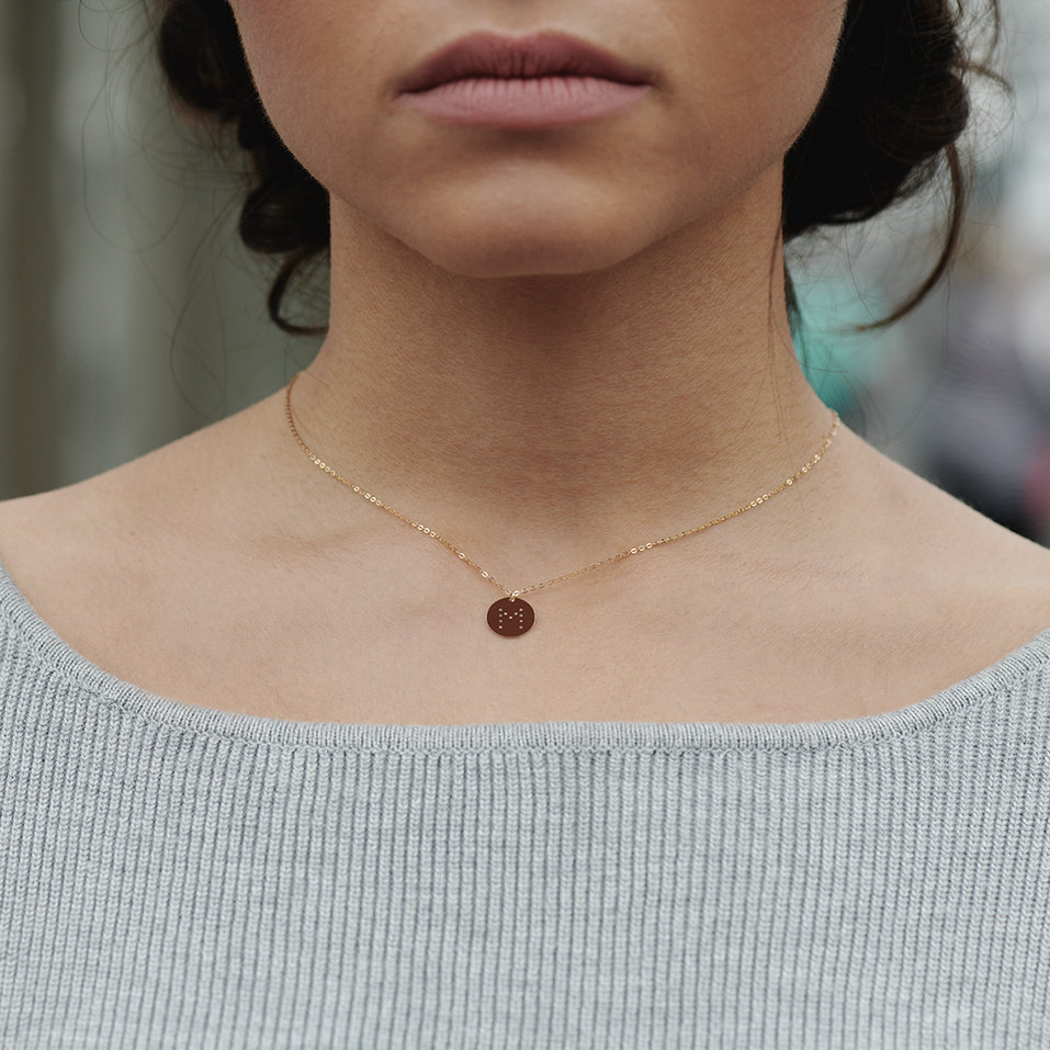 Náhrdelník s diamantmi Diamond Coins I