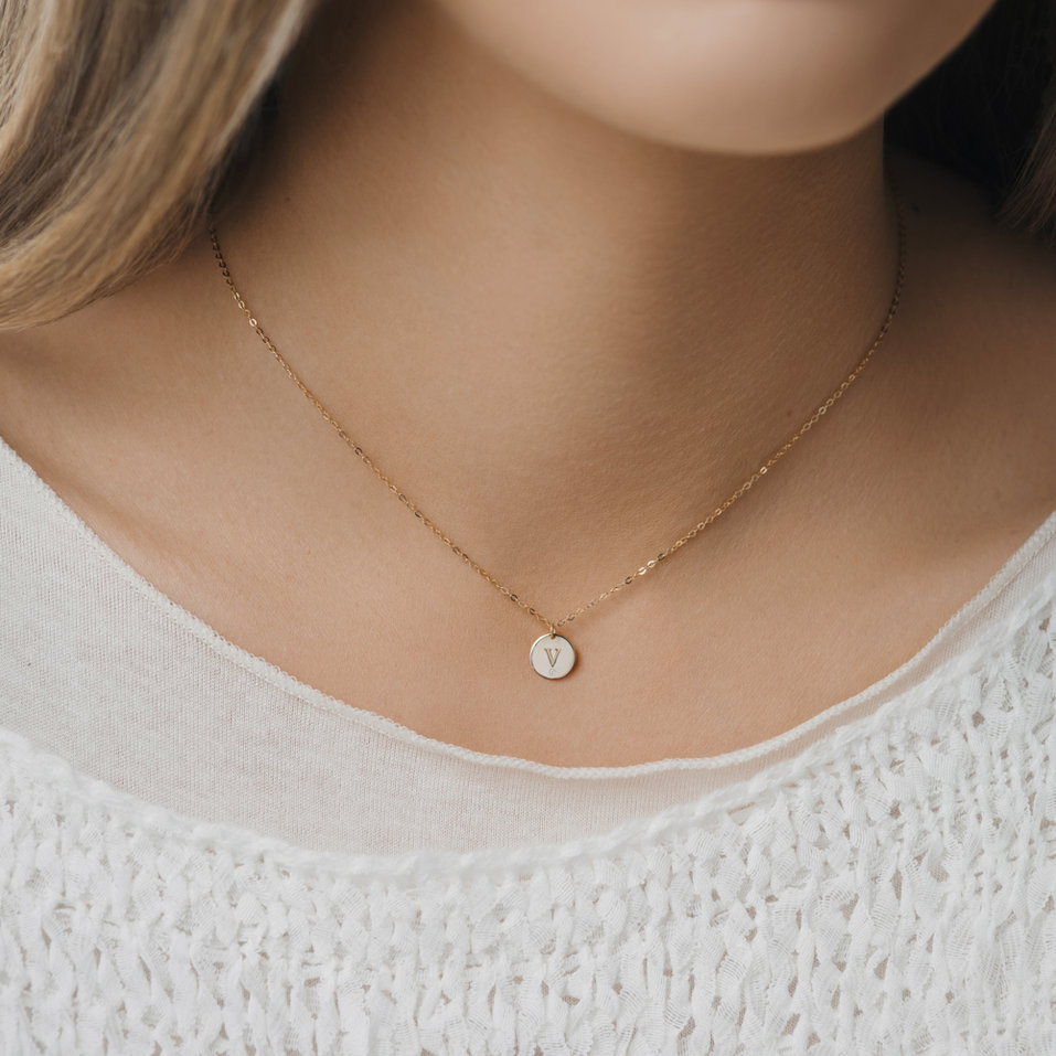 Náhrdelník s diamantom Little Coins Z