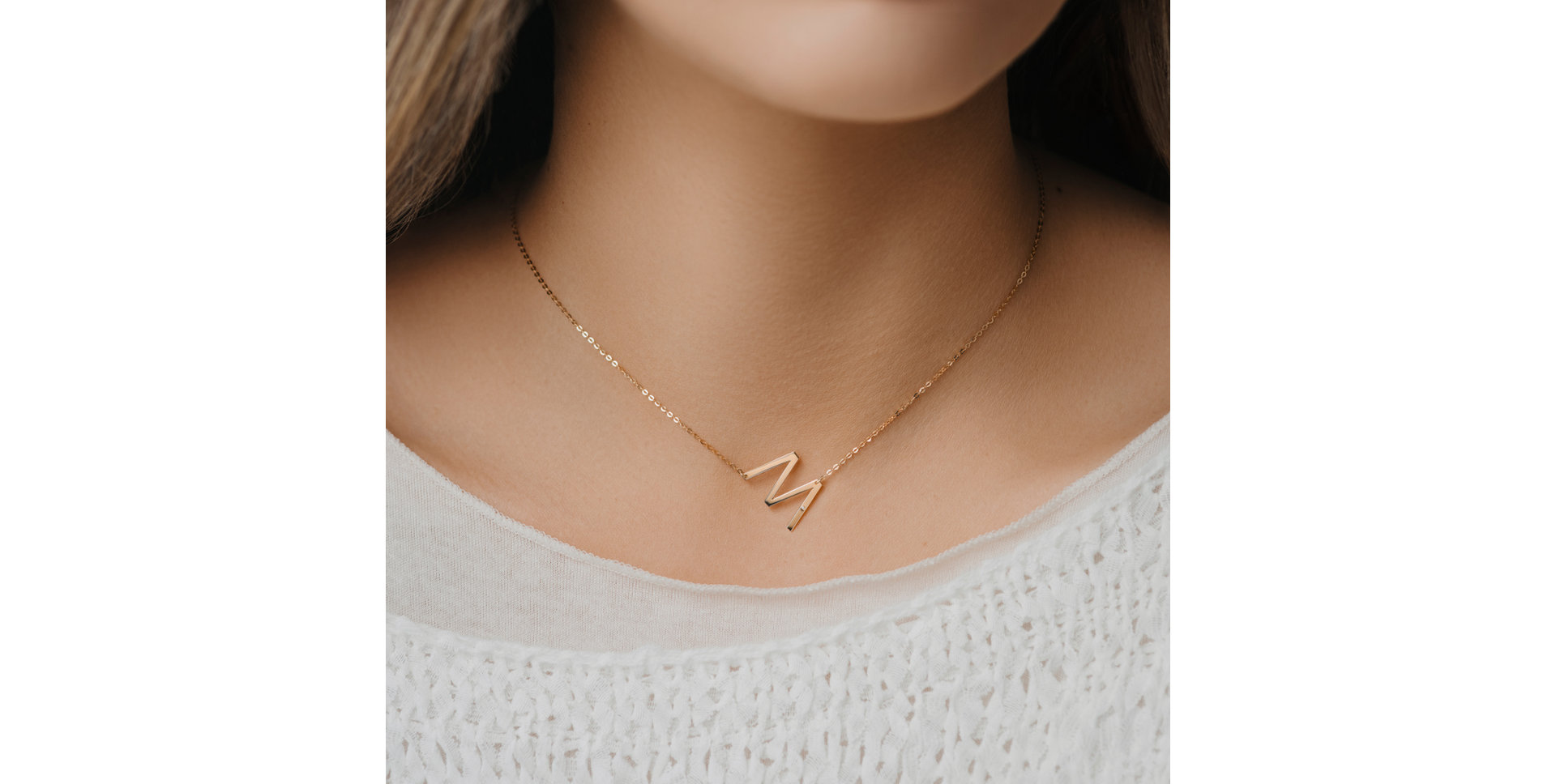 Náhrdelník s diamantom Big Line U