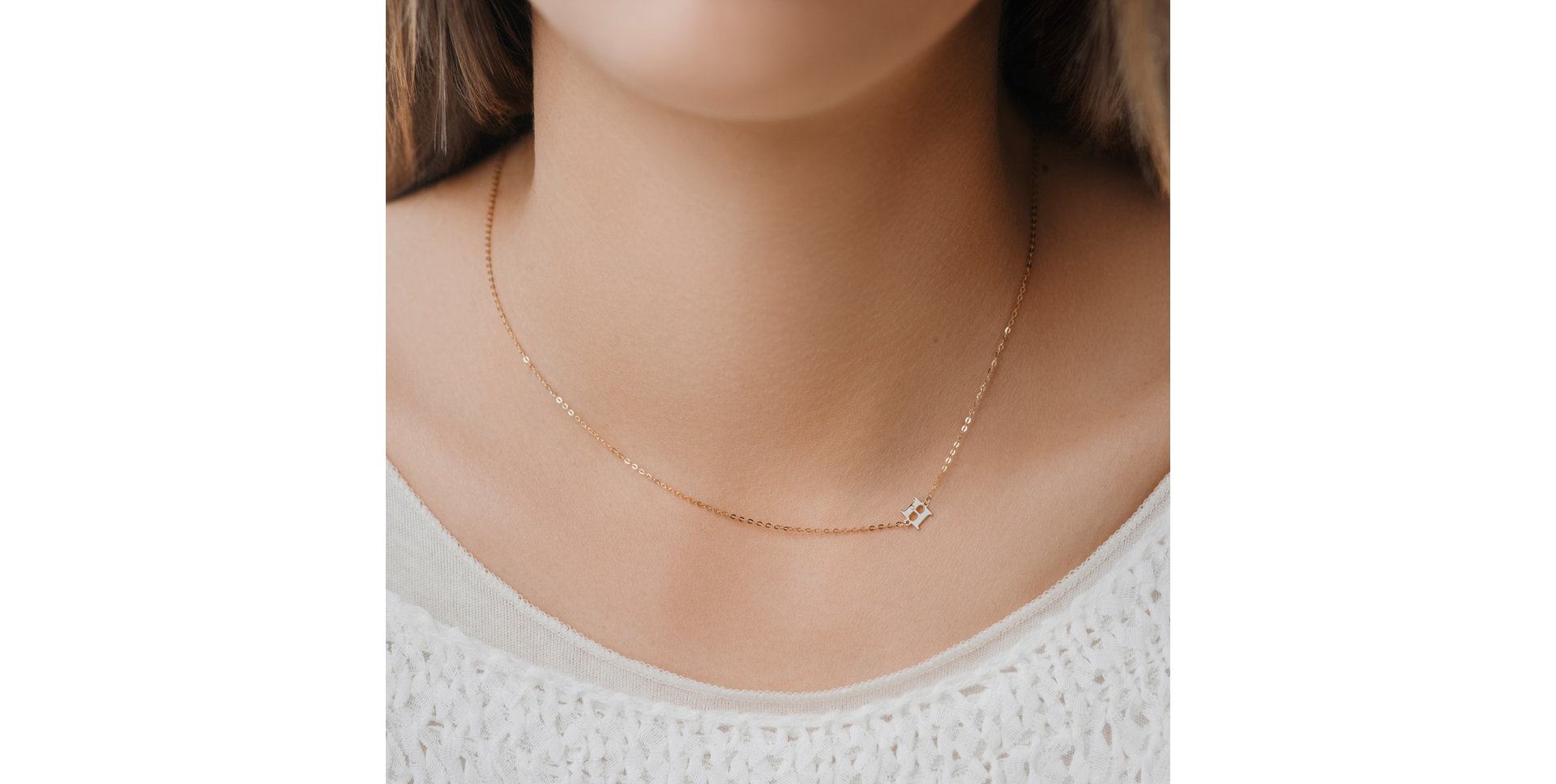 Náhrdelník s diamantom Big Line F