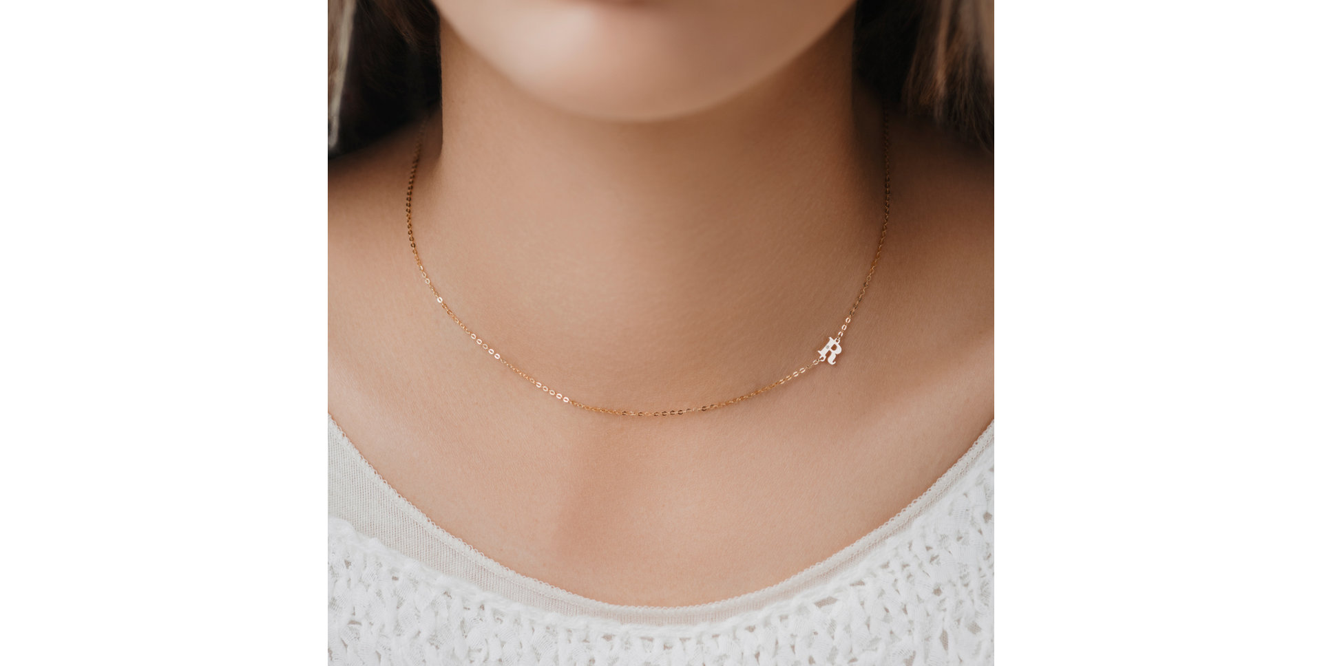 Náhrdelník s diamantom Big Line V