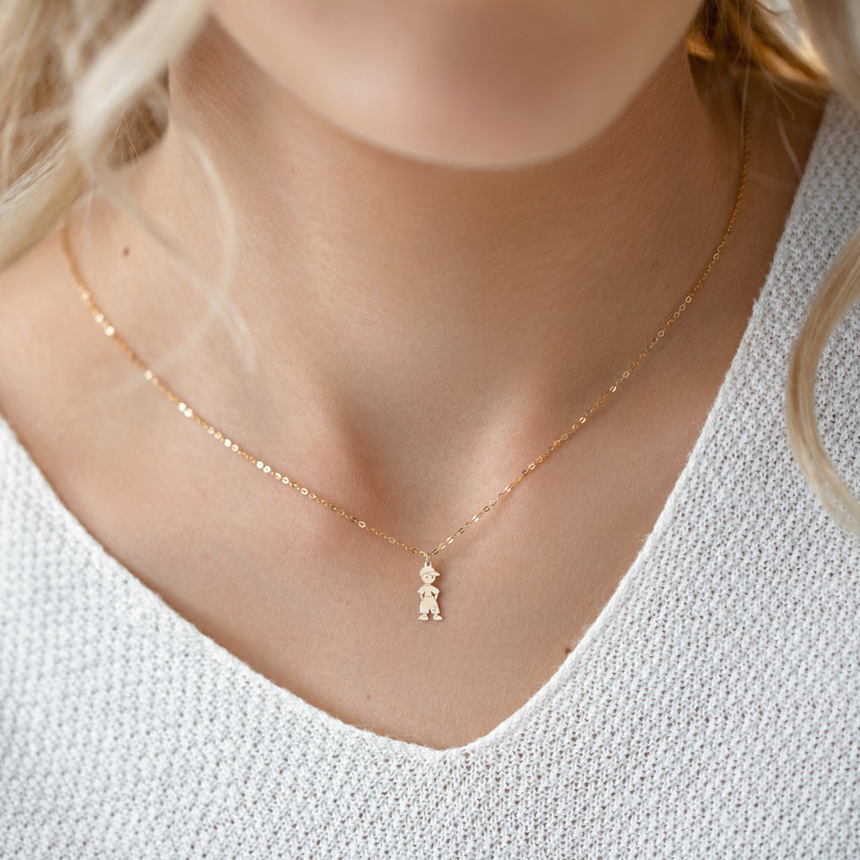 Náhrdelník s diamantom Boy