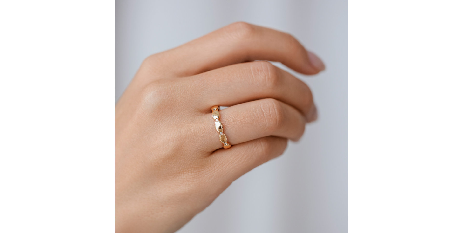 Prsteň s diamantmi Princess Crown