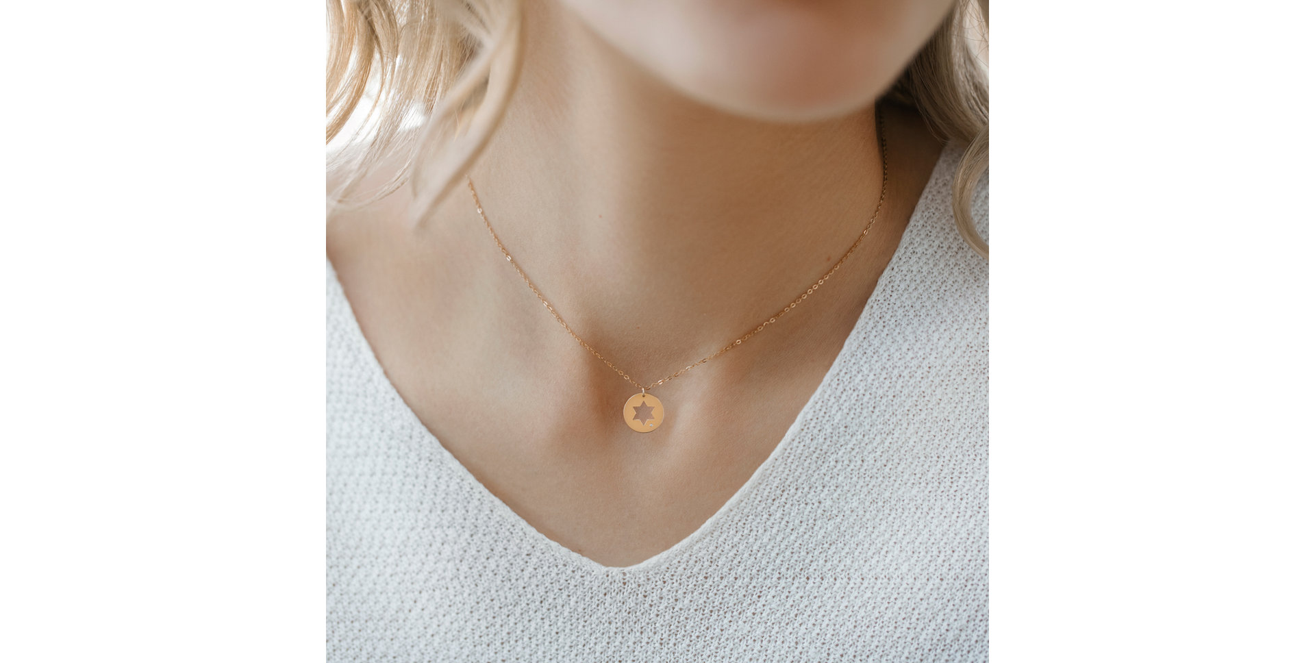 Náhrdelník s diamantom Jude Star