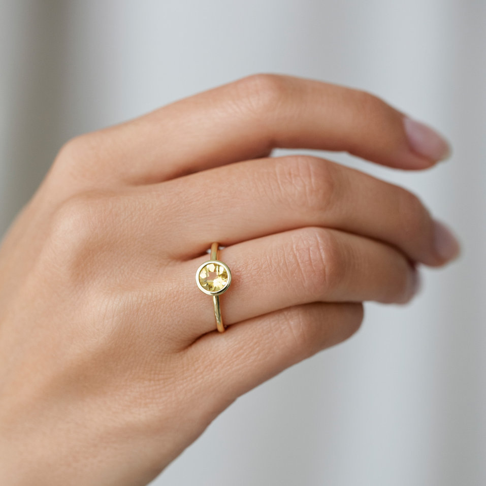 Prsteň s peridotom Bonbon