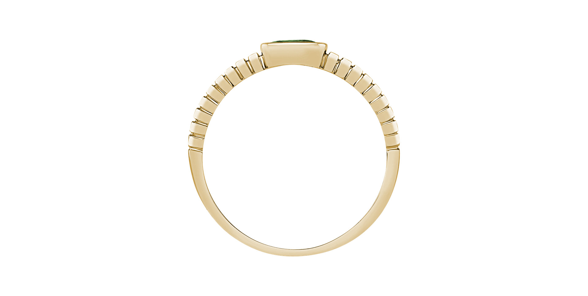 Prsteň s ametystom green Bonbon