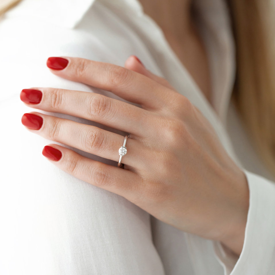 Prsteň s diamantom Darling Vesper