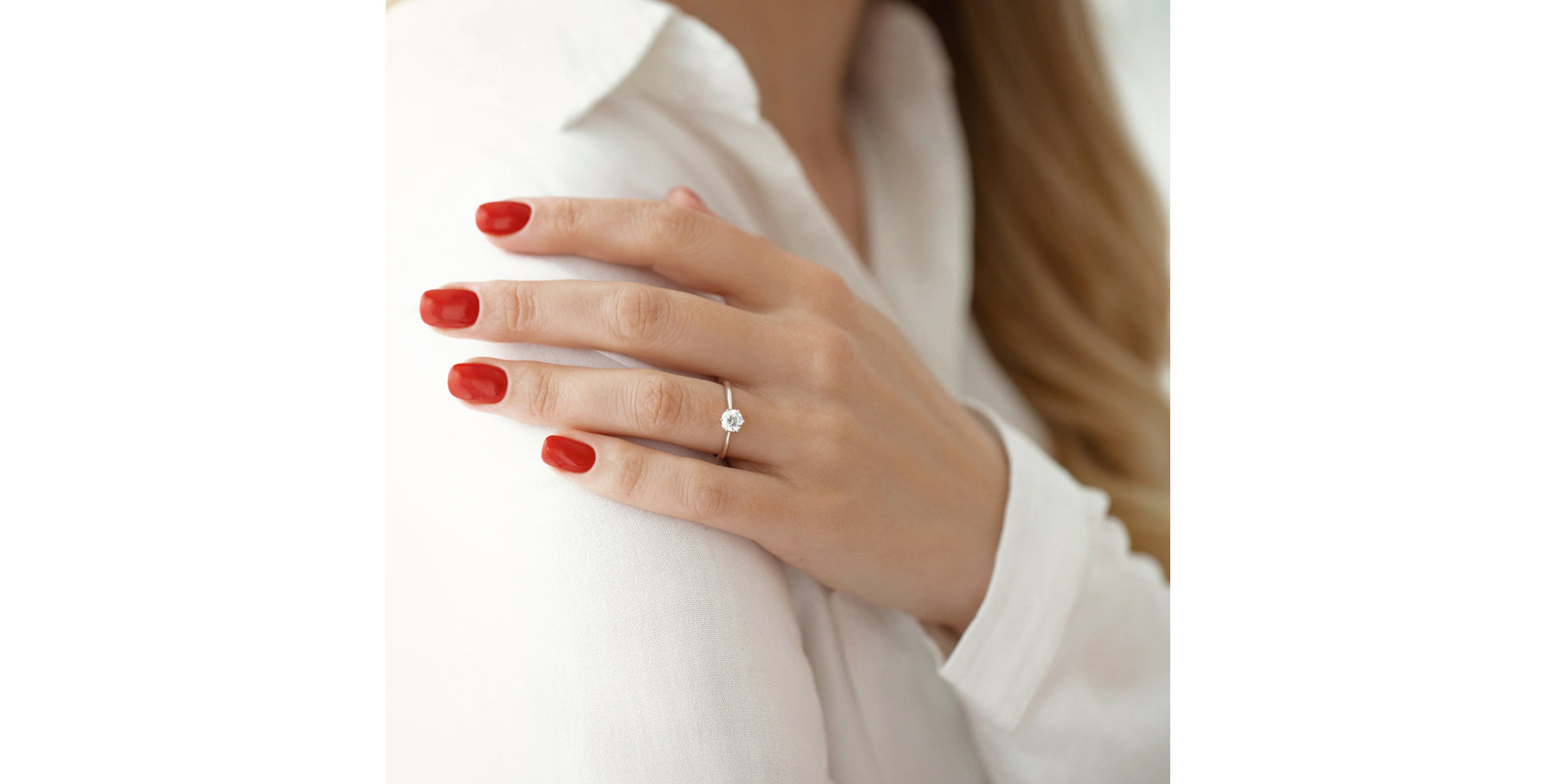 Prsteň s diamantom Glory