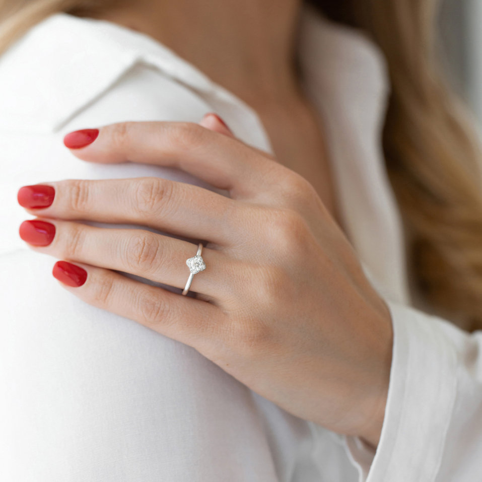 Prsteň s diamantmi Diamond Blossom