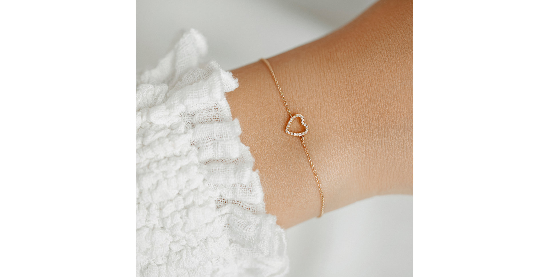 Náramok s diamantmi Tender Heart