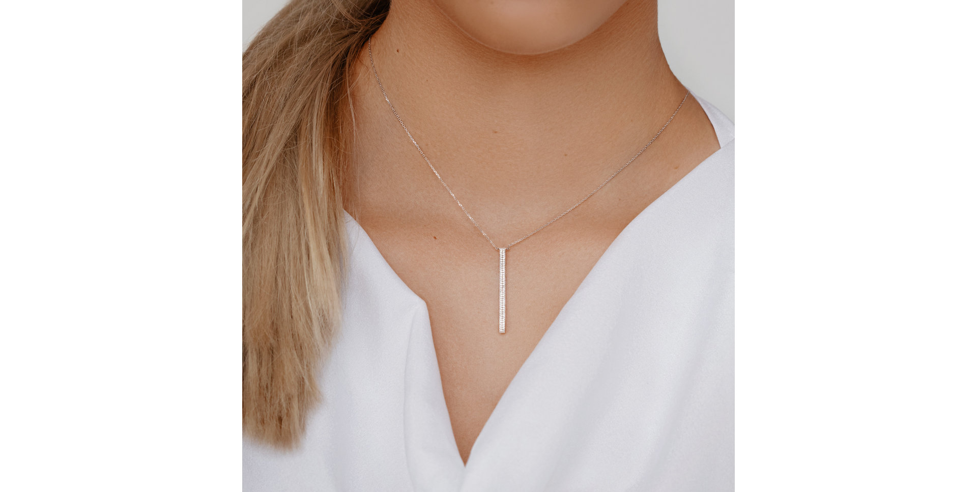 Náhrdelník s diamantmi Diamond Dash