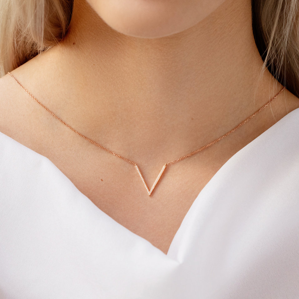 Náhrdelník s diamantmi Little Victory