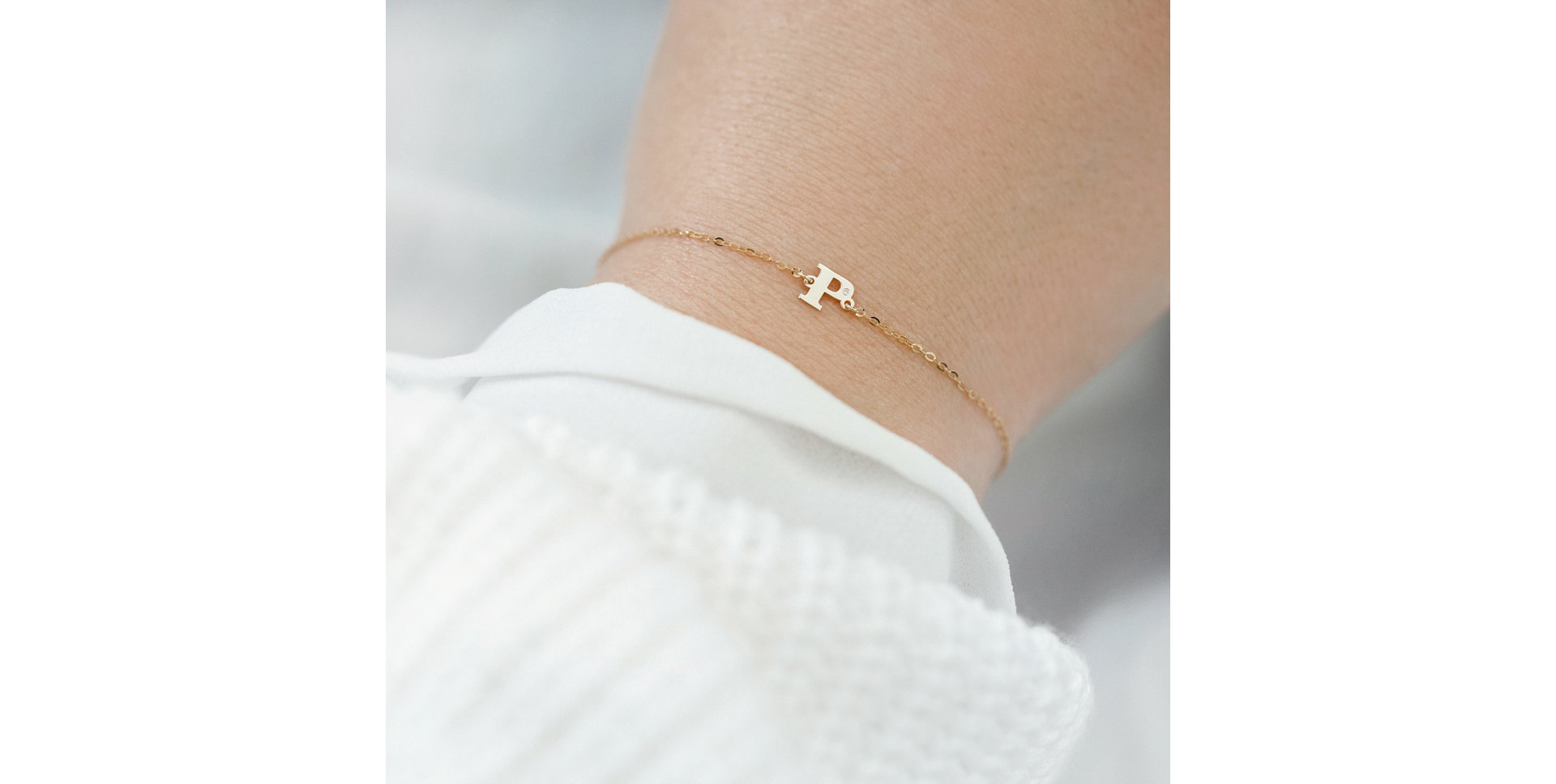 Náramok s diamantom Classic Big C