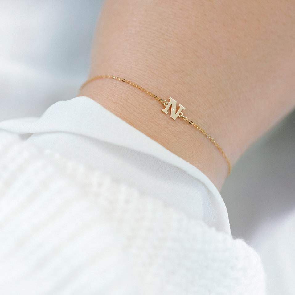 Náramok s diamantom Classic Big N