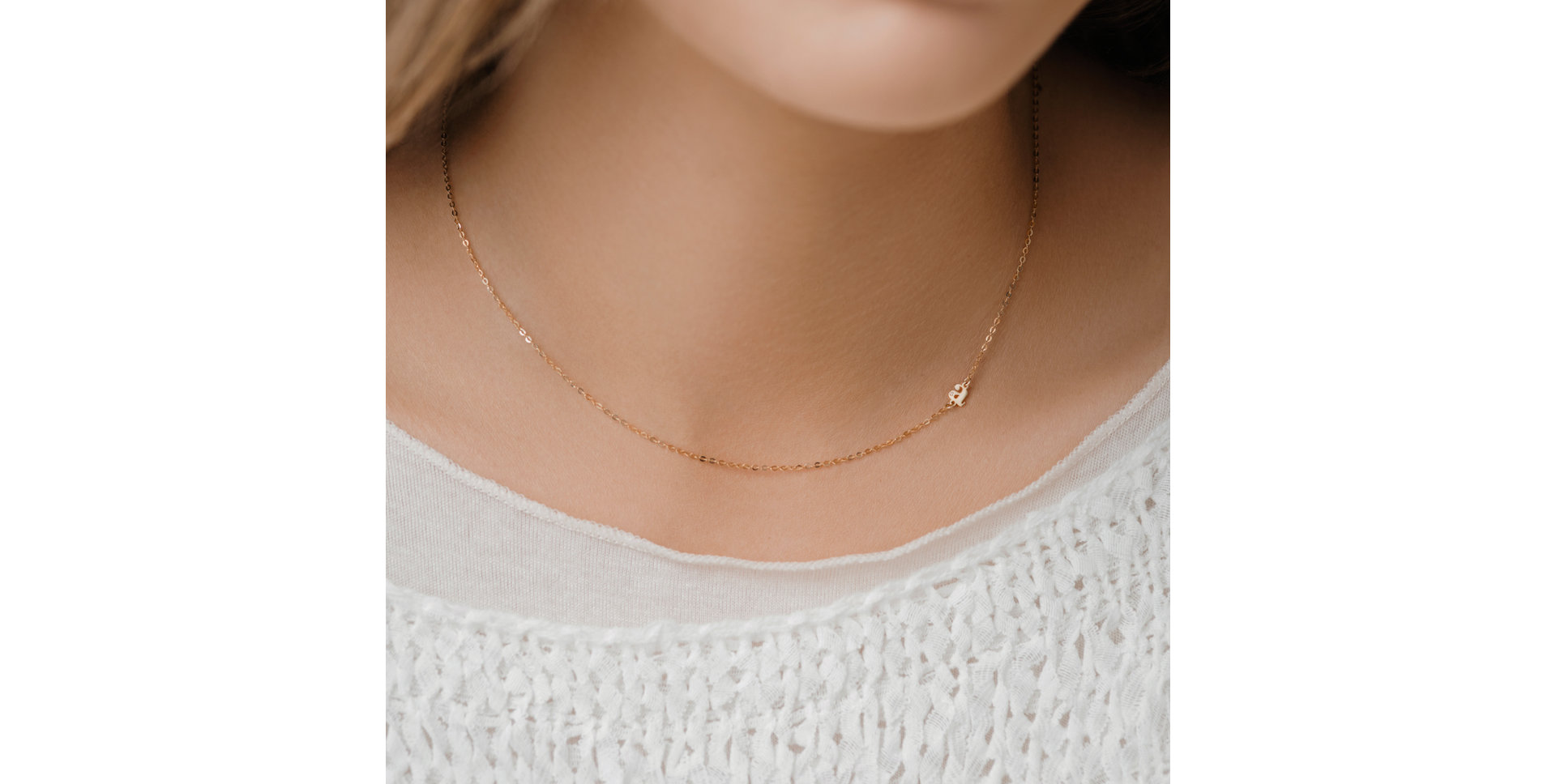 Náhrdelník s diamantom Big Classic A