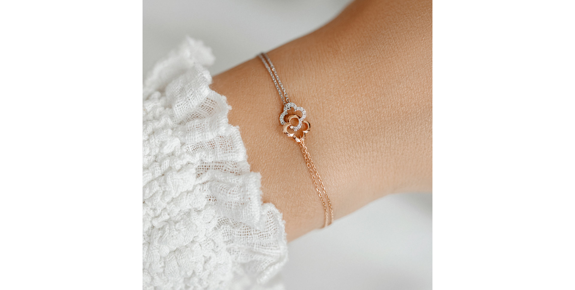 Náramok s diamantmi Lucky Shine