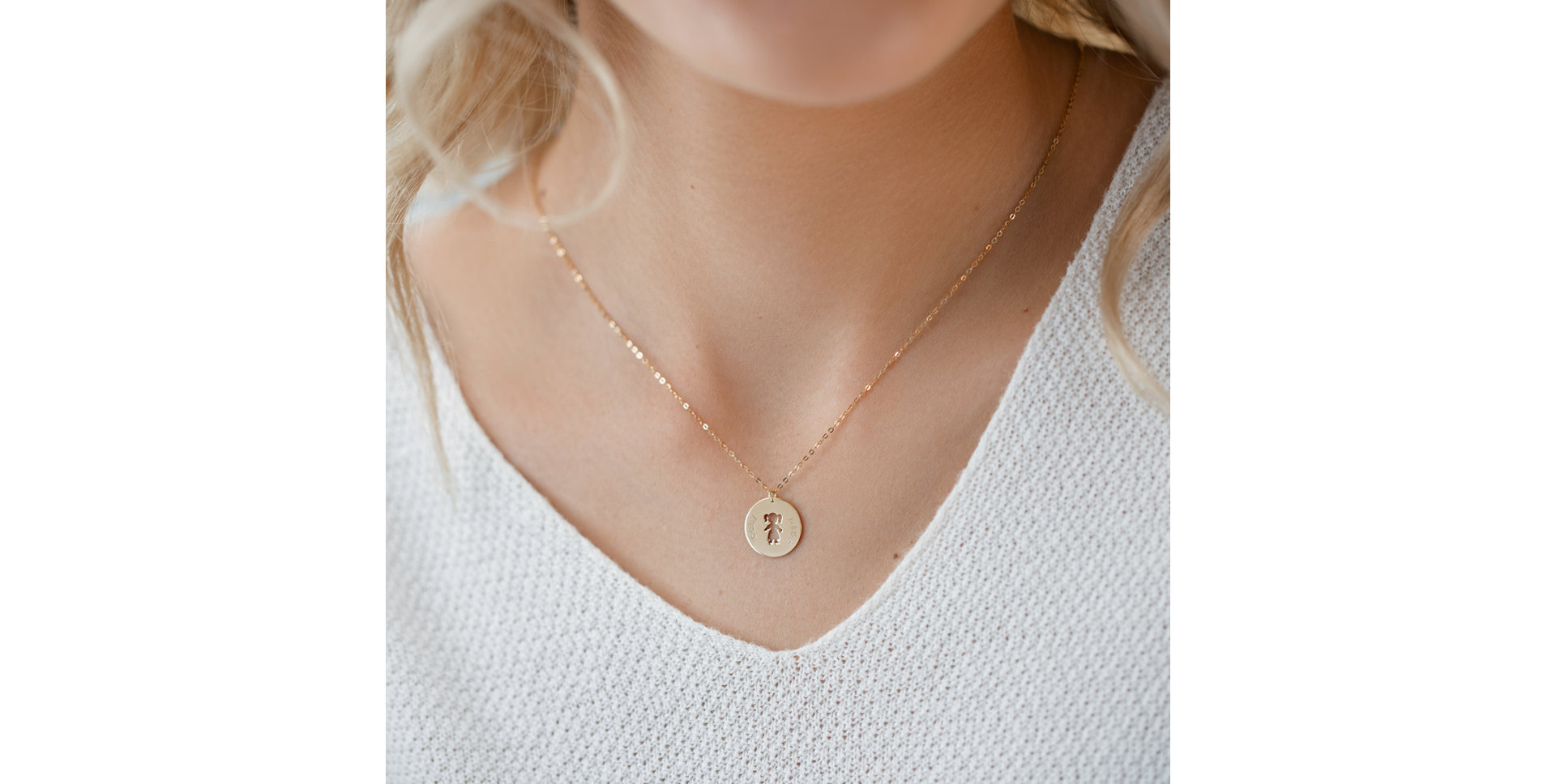 Náhrdelník s diamantom Baby Girl