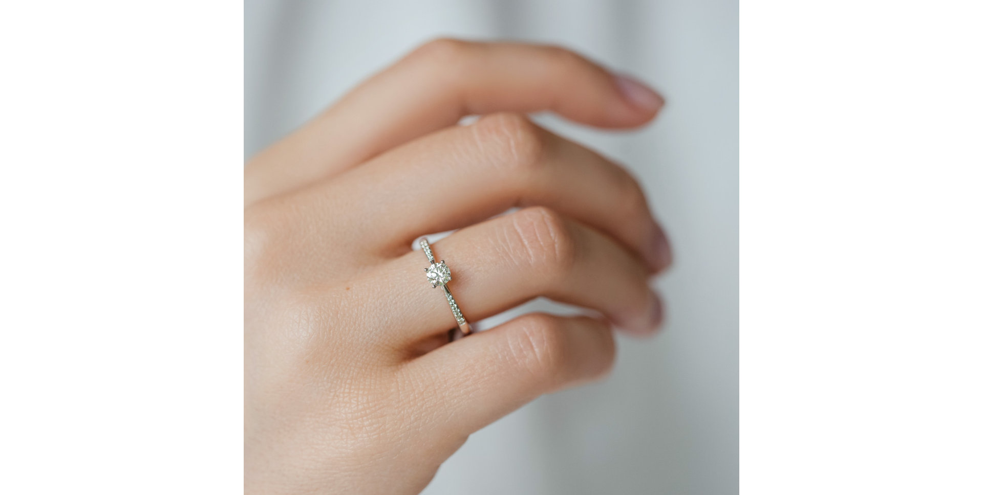 Prsteň s diamantmi Pure Love