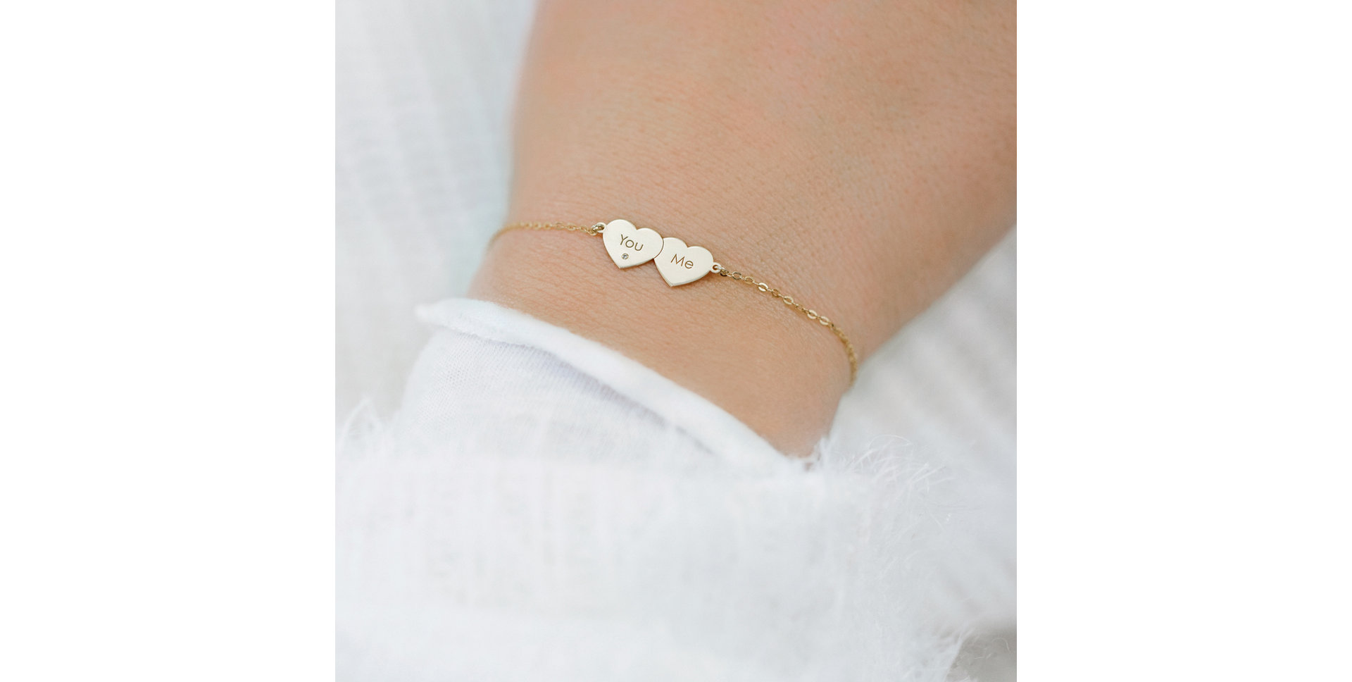 Náramok s diamantom You & Me