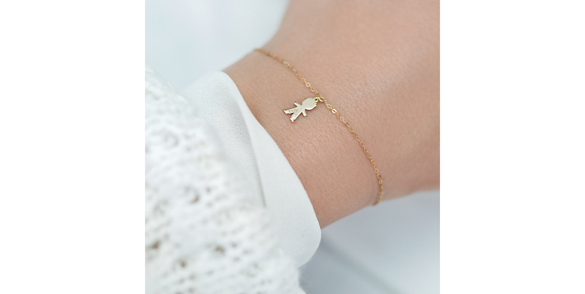 Náramok s diamantom Boy