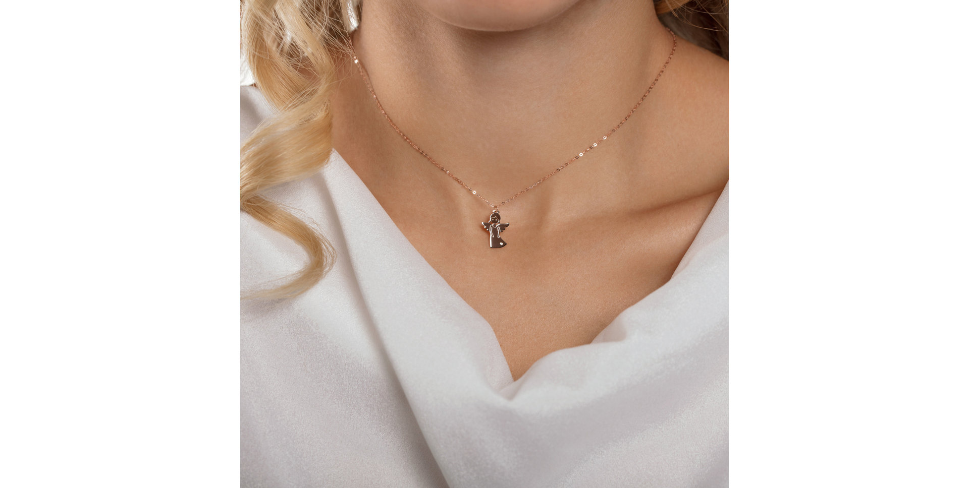 Náhrdelník s diamantom Little Angel