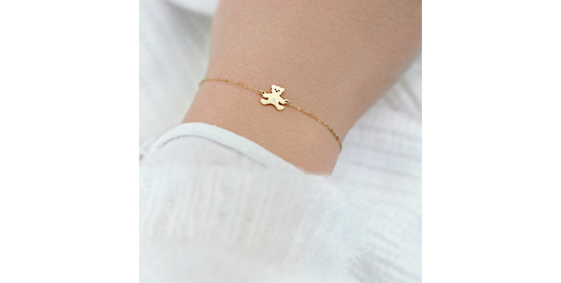 Náramok s diamantom Teddy