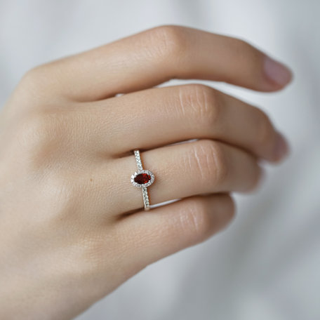 Prsteň s rubínom a diamantmi Princess Desperation