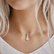 Přívěsok s rhodolitom a diamantmi Classy Drop3