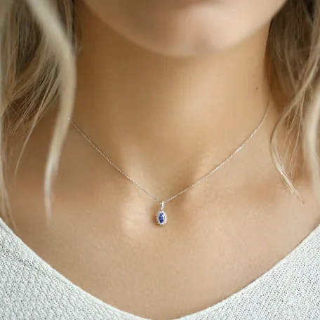 Přívěsok so smaragdom a diamantmi Princess Sparkle