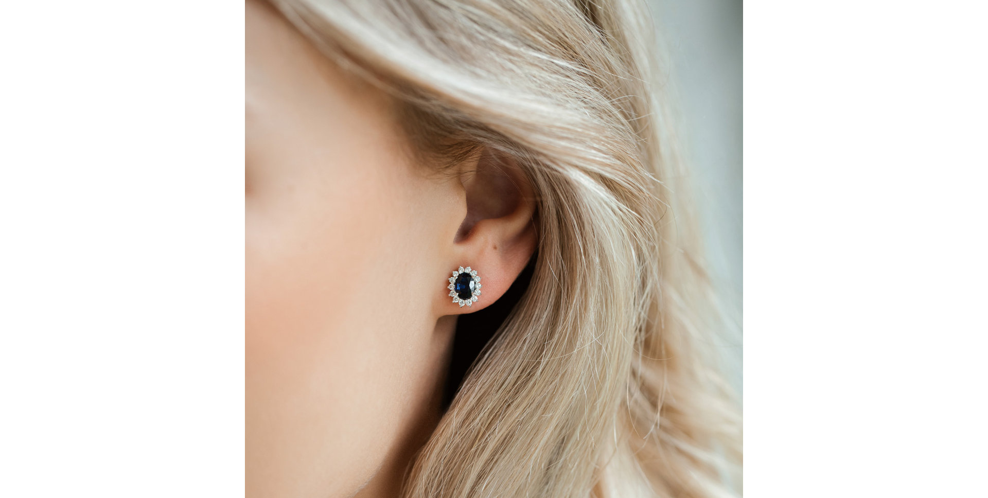 Náušnice s diamantmi a smaragdom Princess