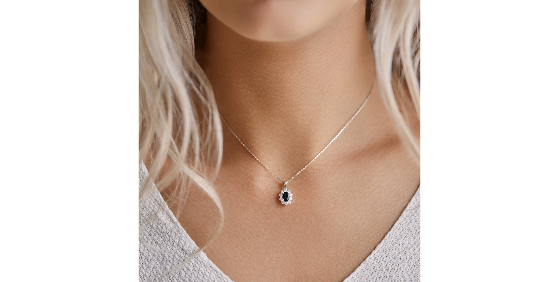 Prívesok s rubínom a diamantmi Princess