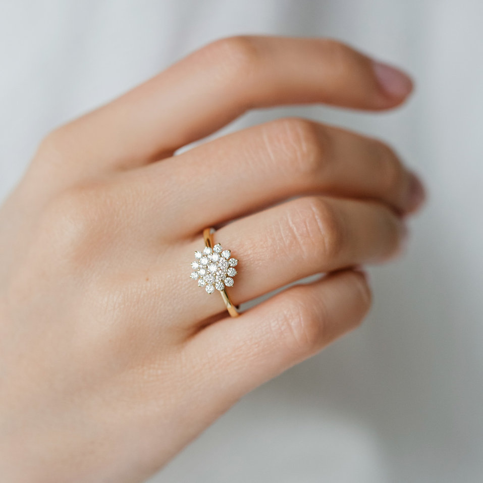 Prsteň s diamantmi Joyful Constellation