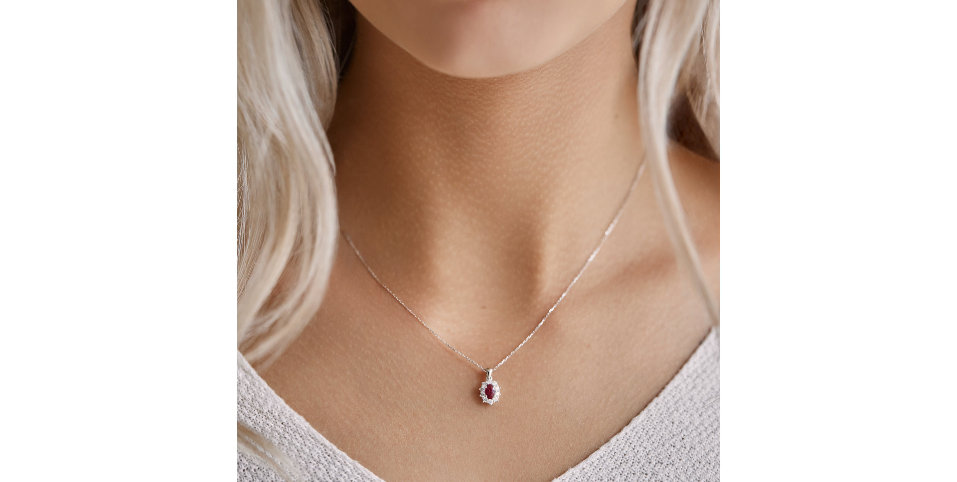 Prívesok s diamantmi a tanzanitom Princess