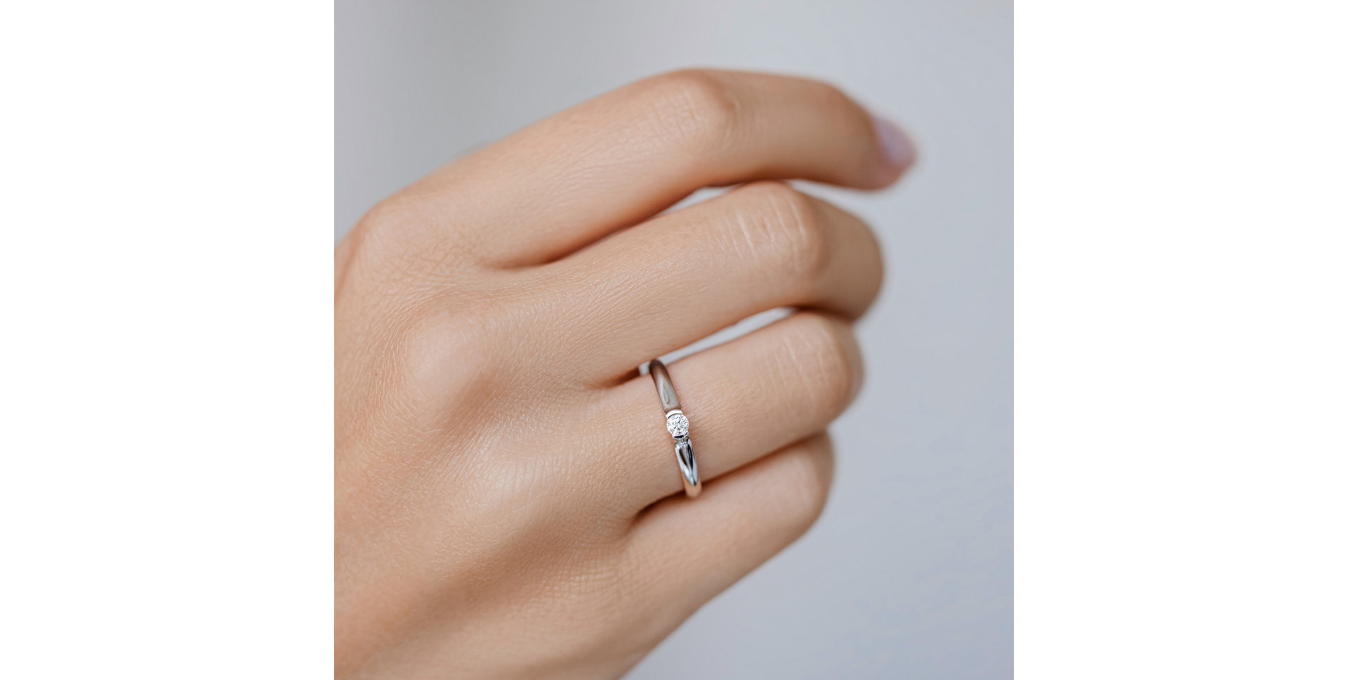 Prsteň s diamantom Brilliant Love