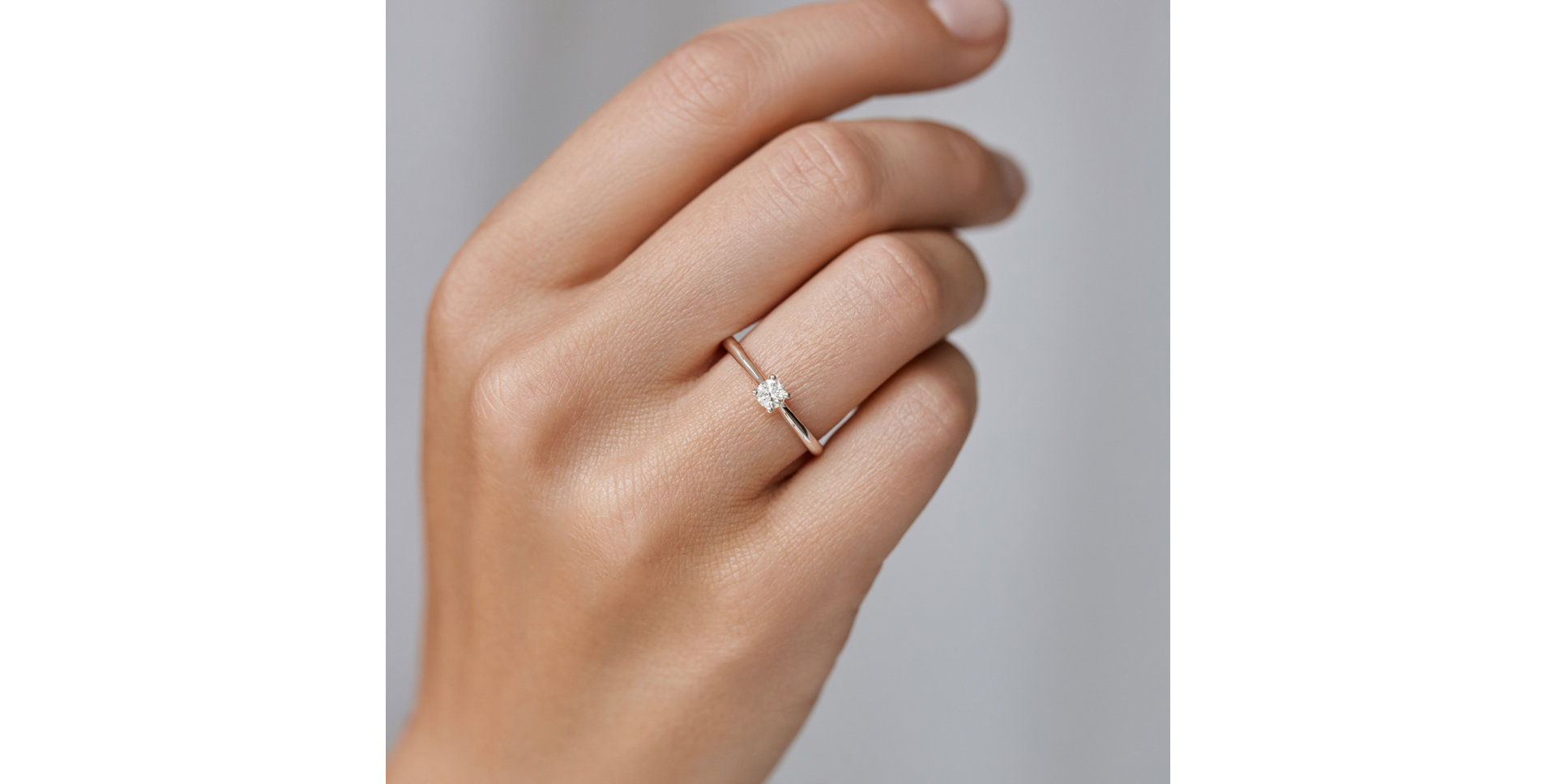 Prsteň s diamantom Forever Love