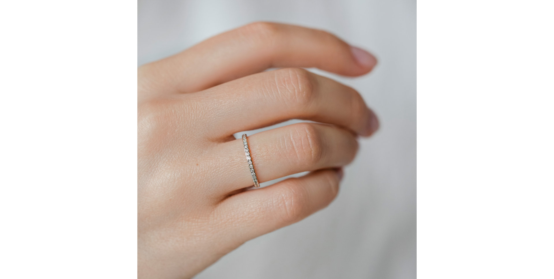 Prsteň s diamantmi Delicate Magic