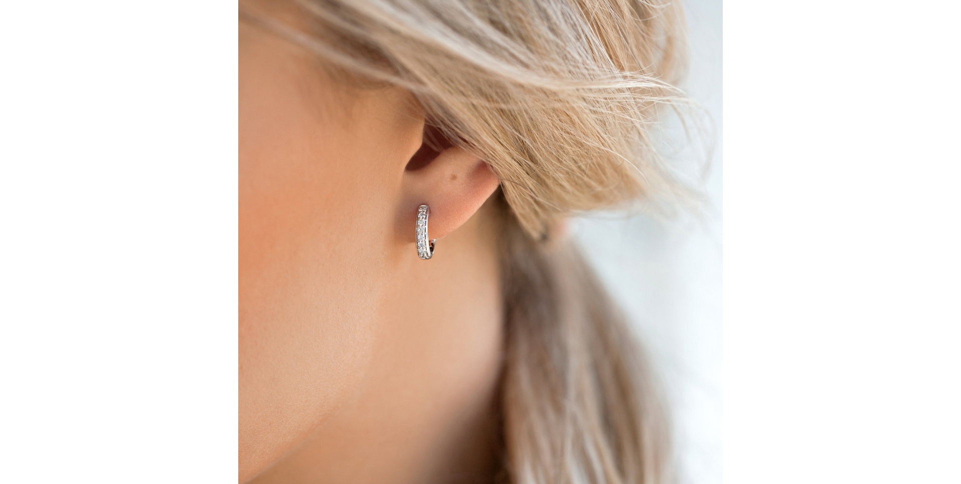 Náušnice s diamantmi Midnight Wonder