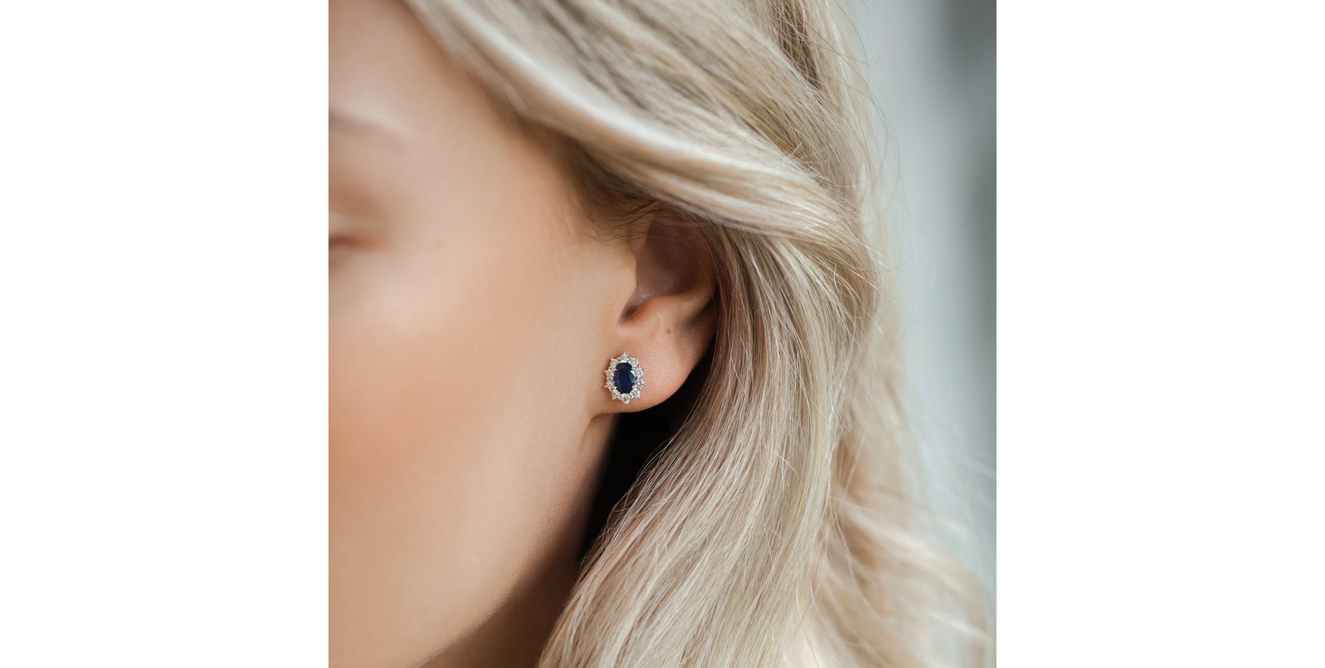 Náušnice s diamantmi a smaragdom Princess