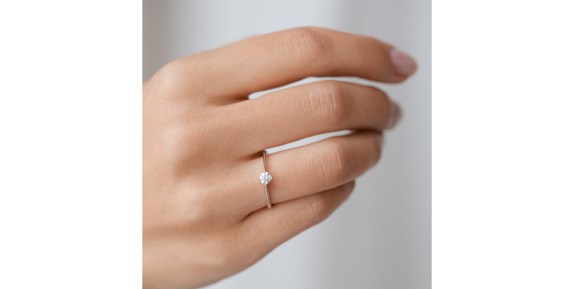 Prsteň s diamantom Made with Love