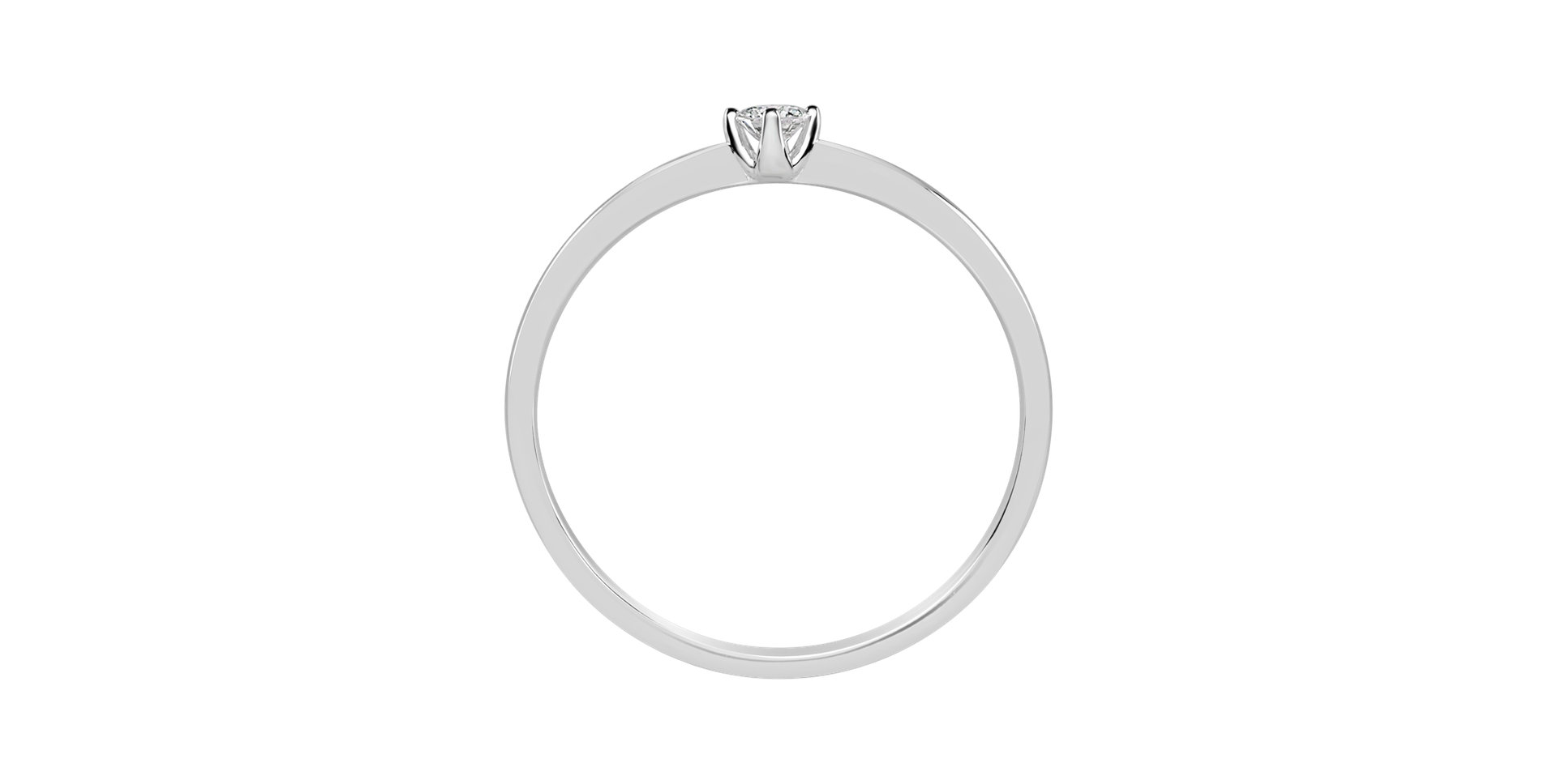 Prsteň s diamantom Made with Love