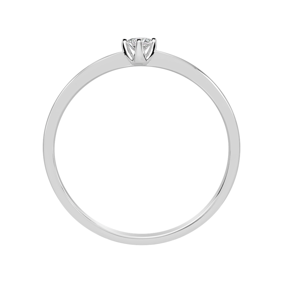 Prsteň s diamantom Made with Love